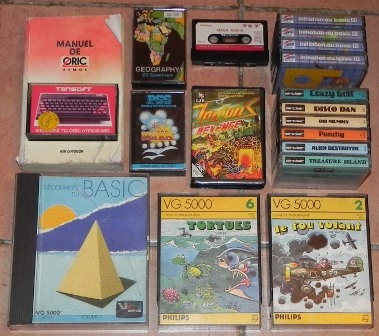 Merci à Yéyé www.osid.fr (61) pour cassettes pour Oric 1 et Atmos, Sinclair, ZX Spectrum, MO5 / TO7 et VG 5000