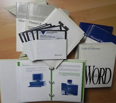 Merci à Claude (38) pour son manuel utilisateur BULL MICRAL 65, son MS/DOS 5.0 et ses manuels utilisateur Word DOS et Windows