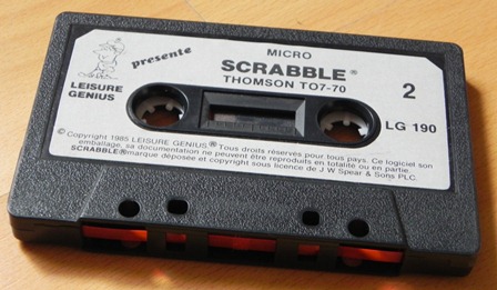 Programme de Scrabble sur cassette pour THOMSON TO7-70