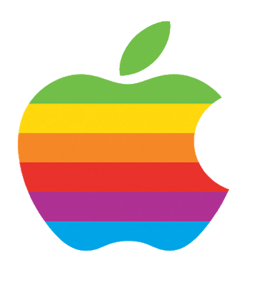 Logo Apple multicolore