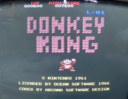 Jeu Donkey Kong sur Amstrad CPC