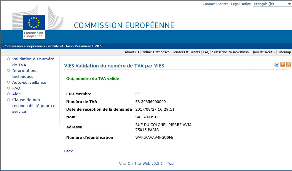 Calcul tva intracommunautaire