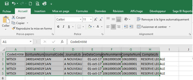 EXCEL - Données ACCESS (Renvoi ligne)