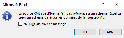 Source XML sans schéma