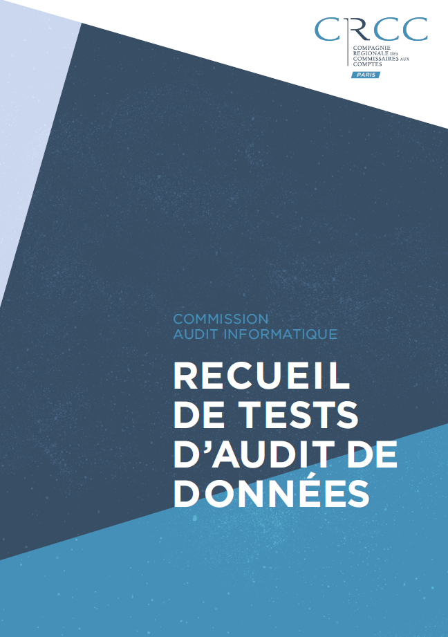 CRCC PARIS Couverture recueil tests audit données