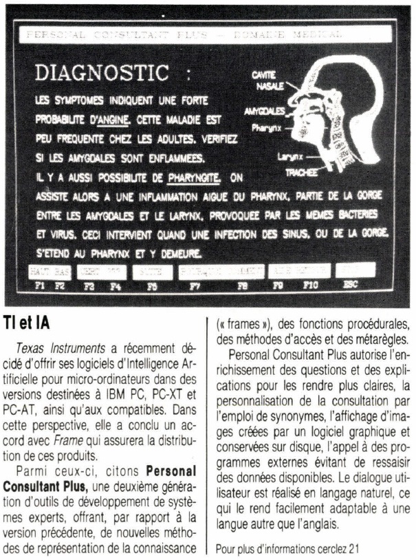 TI et IA, Micro-Systèmes n° 64 (mai 1986), p. 65