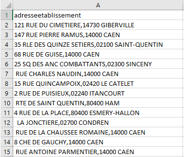 Excel - Conversion Données 1