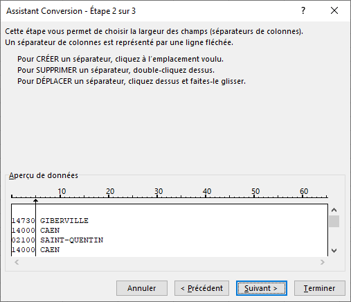 Excel - Conversion Données 6