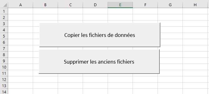 Boutons VBA Excel