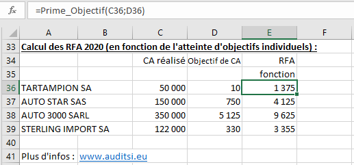 Calcul RFA objectif fonction2