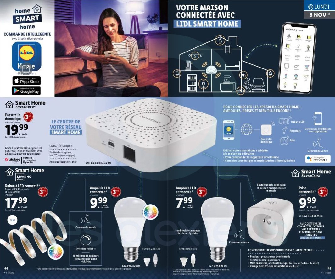 Catalogue Lidl Smart Home (novembre 2021)