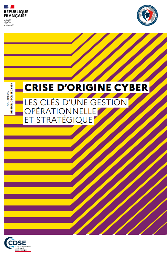 ANSSI Guide crises origine cyber