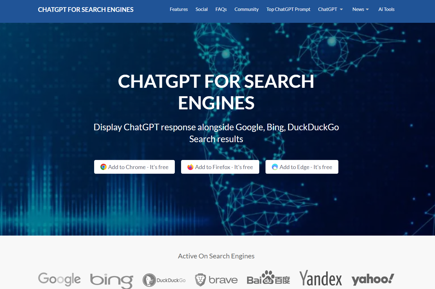 CHATGPT FOR SEARCH ENGINES