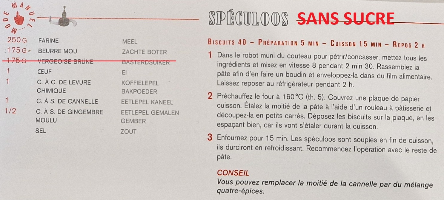 Spéculoos recette